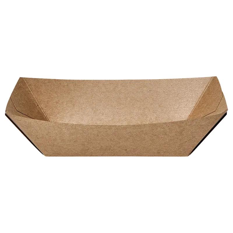 Bagcraft® EcoCraft® Food Tray 3 LB Wax Coated Paper Kraft Grease Resistant 500/Case