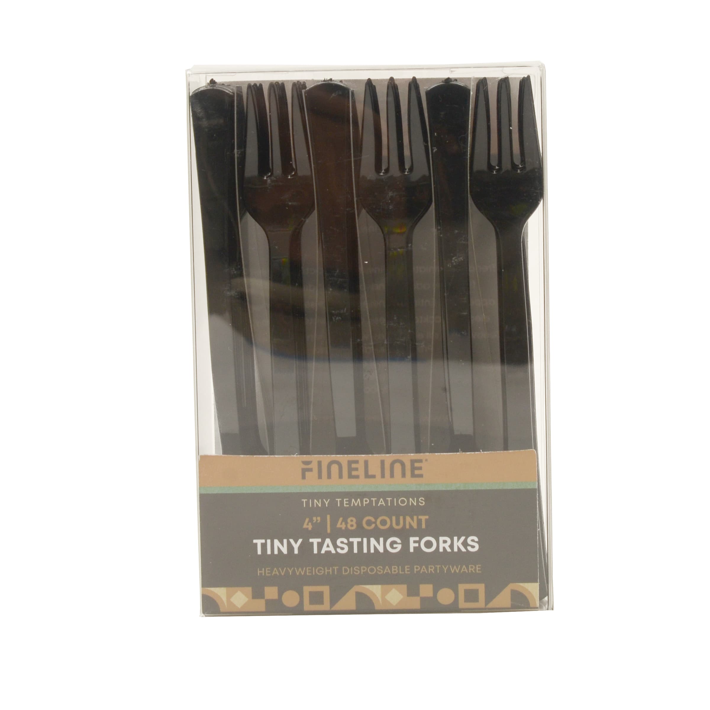 Fork 4 IN Plastic Black 960/Case