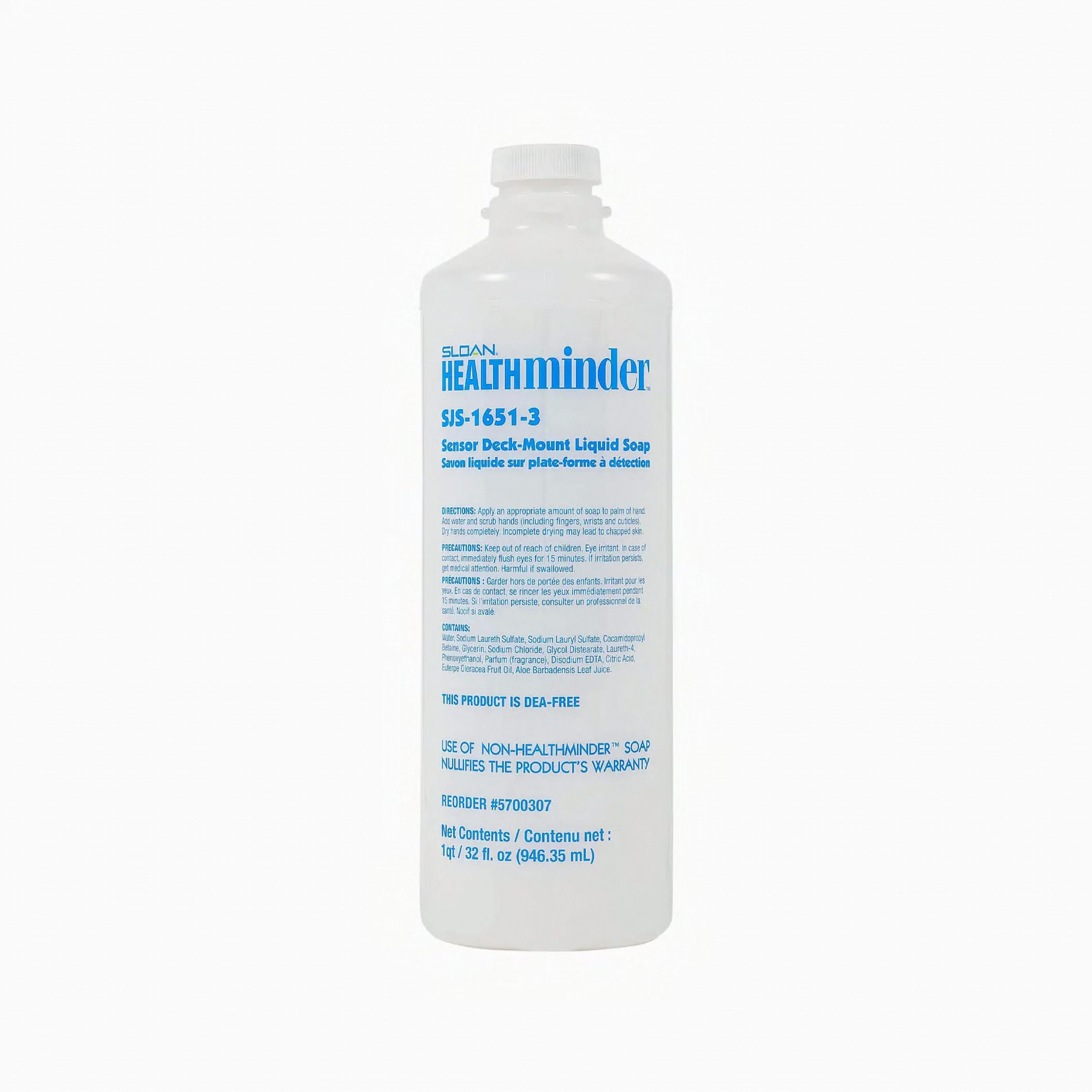 Sloan® Hand Soap Liquid 800 mL Unscented Green Deck Mounted Sensor 6/Case