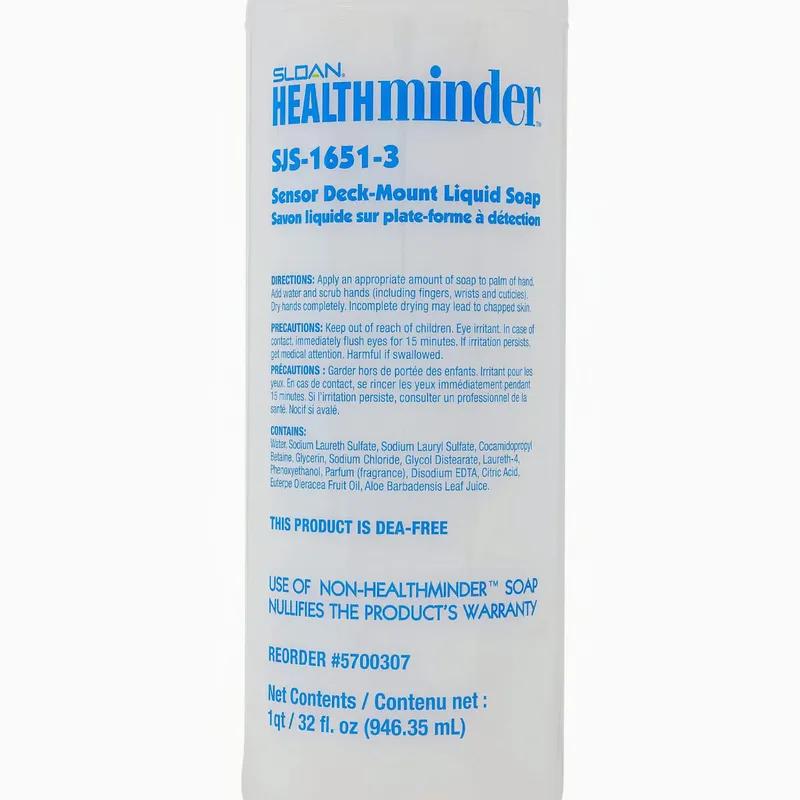 Sloan® Hand Soap Liquid 800 mL Unscented Green Deck Mounted Sensor 6/Case