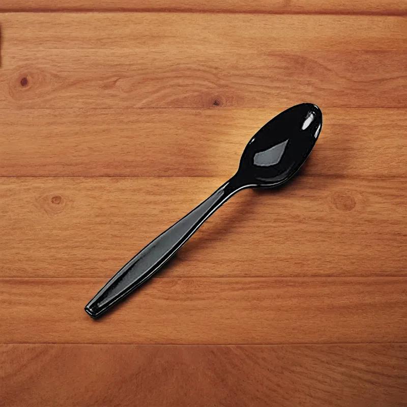 Victoria Bay Teaspoon PP Black Heavy Duty Unwrapped 1000/Case