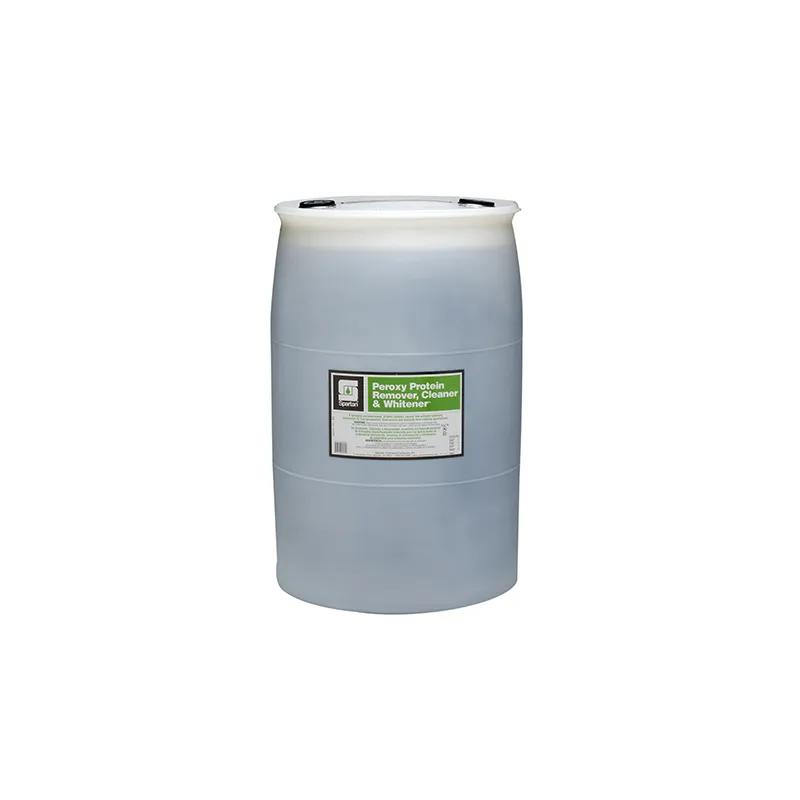 Peroxy Protein Remover, Cleaner & Whitener Fragrance Free Food Processing Detergent 55 GAL Food Contact Acidic 1/Drum