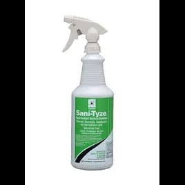 Sani-Tyze® Fragrance Free Sanitizer 1 QT Multi Surface Neutral RTU Quat 12/Case