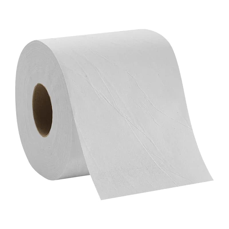 Pacific Blue Basic Toilet Paper & Tissue Roll 4X3.8 IN 1PLY White Standard EPA Indicator 1210 Sheets/Roll 80 Rolls/Case
