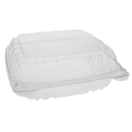 Take-Out Container Hinged With Dome Lid Medium (MED) 8.5X8.3X3 IN OPS Clear Square 200/Case