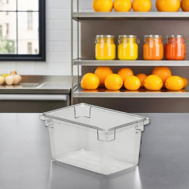 Camwear® Food Storage Box Large (LG) 12X18X9 IN Clear 6/Case