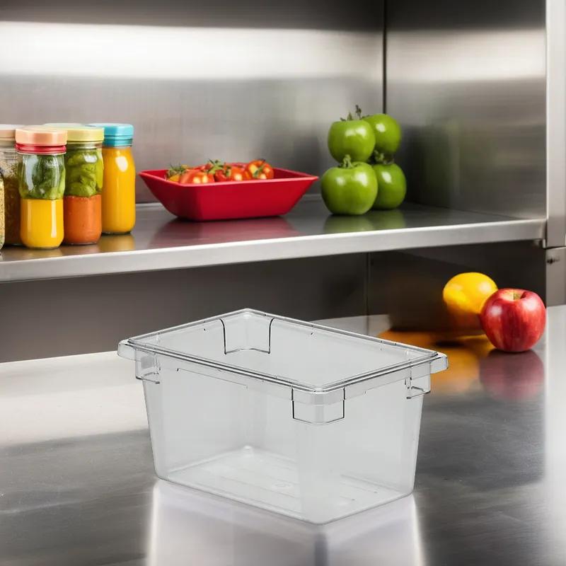 Camwear® Food Storage Box Large (LG) 12X18X9 IN Clear 6/Case