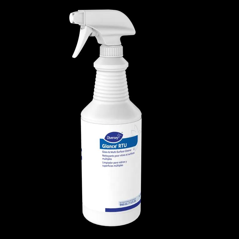 Glance® Window & Glass Cleaner 32 FLOZ Multi Surface Liquid RTU Ammoniated Kosher 12/Case