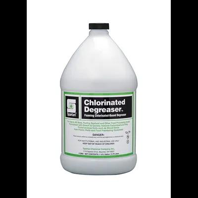 Chlorinated Degreaser 1 GAL Multi Surface Heavy Duty Alkaline Concentrate Chlorinated 4/Case