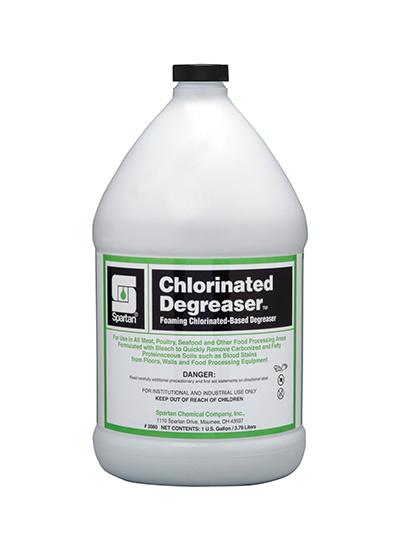 Degreaser 1 GAL Heavy Duty Alkaline Concentrate Chlorinated Bleach 4/Case