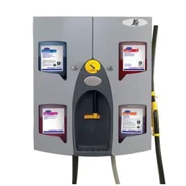 J-Fill® Quattro-Select® Safe Gap Chemical Management System Dispenser 4 Product Steel Gray Wall Mount, Locking 1/Each