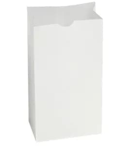 Bagcraft® Dubl Wax® Bakery Bag 7.12X4.37X13.68 IN Wax Coated Paper White With Self-Opening (SOS) Closure 1000/Case