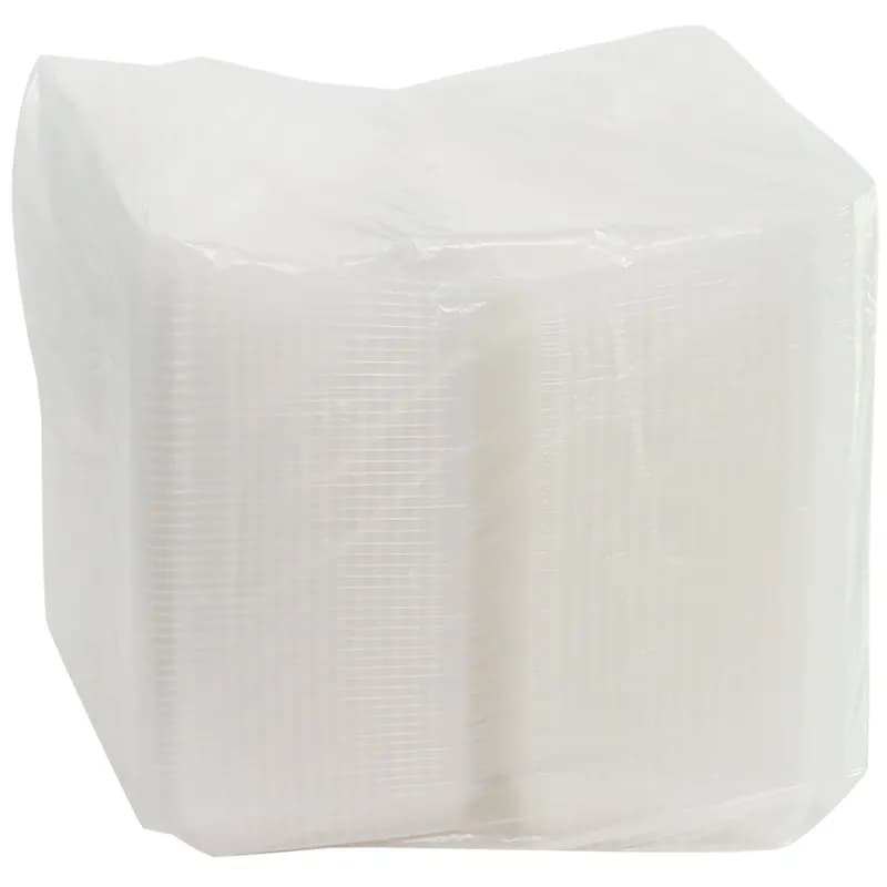 Take-Out Container Hinged With Dome Lid 9.25X6.25X2.625 IN OPS Clear Rectangle 200/Case