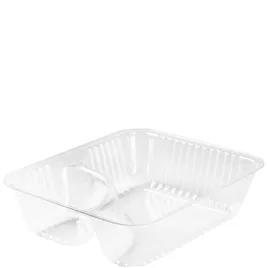 Dart® ClearPac® Nacho Take-Out Tray Small (SM) 5.99X4.95X1.53 IN 2 Compartment OPS Clear 125 Count/Pack 4 Packs/Case