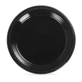 Plate 10.25 IN PS Black Round Heavy Duty 500/Case
