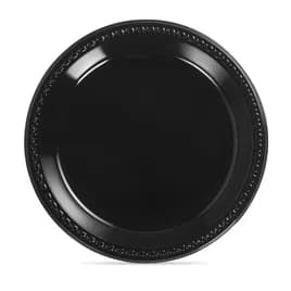 Plate 10.25 IN PS Black Round Heavy Duty 500/Case