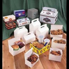 Take-Out Box Tuck-Top 7X4.5X2.75 IN SBS Paperboard White Rectangle 500/Case
