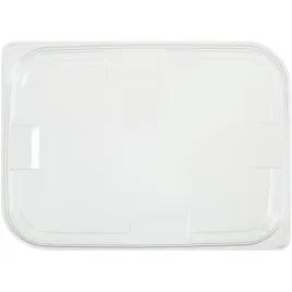Lid Flat 8.4X6.1X0.323 IN 3 Compartment PET Clear Square For 26-36 OZ Compartment Tray 300/Case
