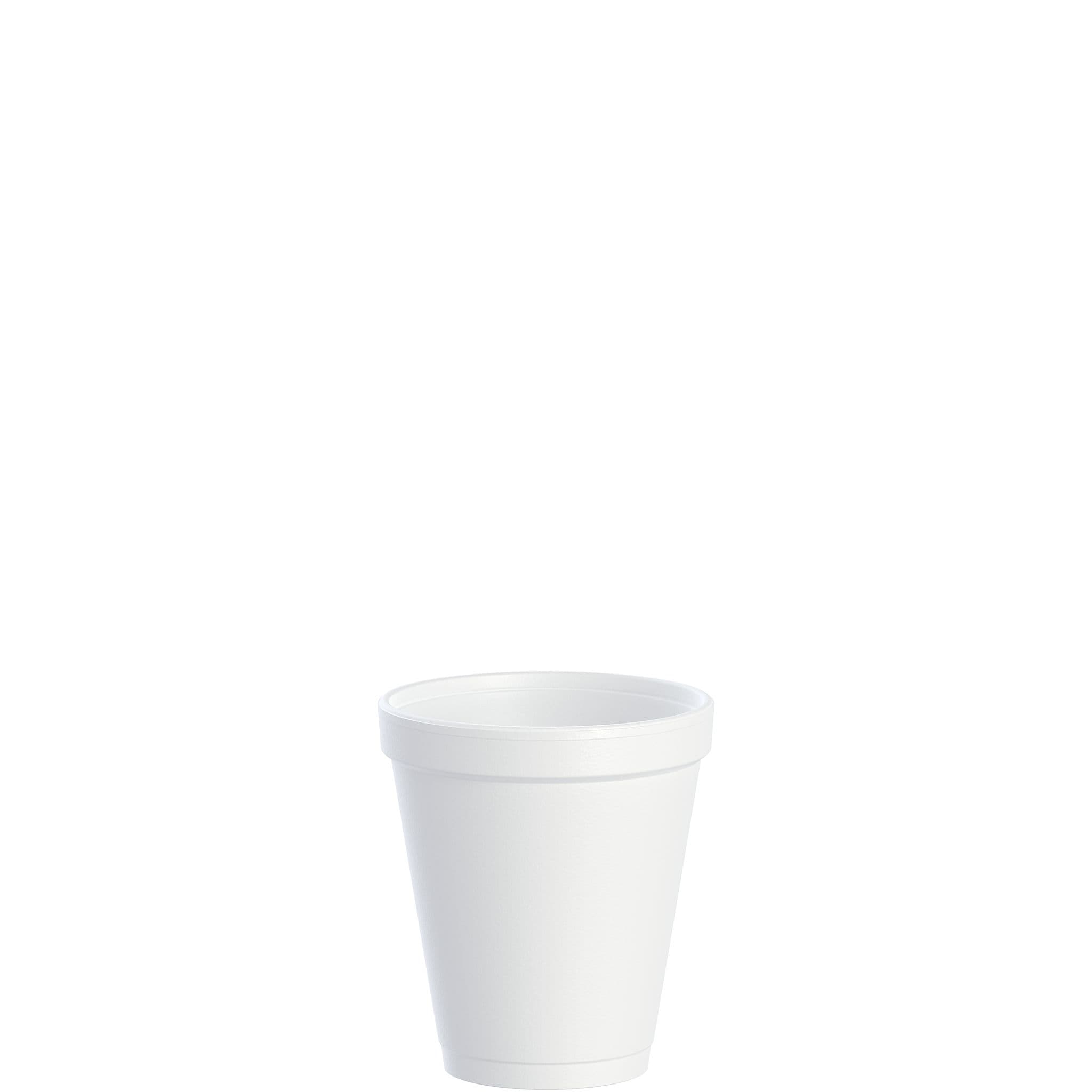 Dart® J Cup® Cup Insulated 8 OZ EPS White 25 Count/Pack 40 Packs/Case 1000 Count/Case