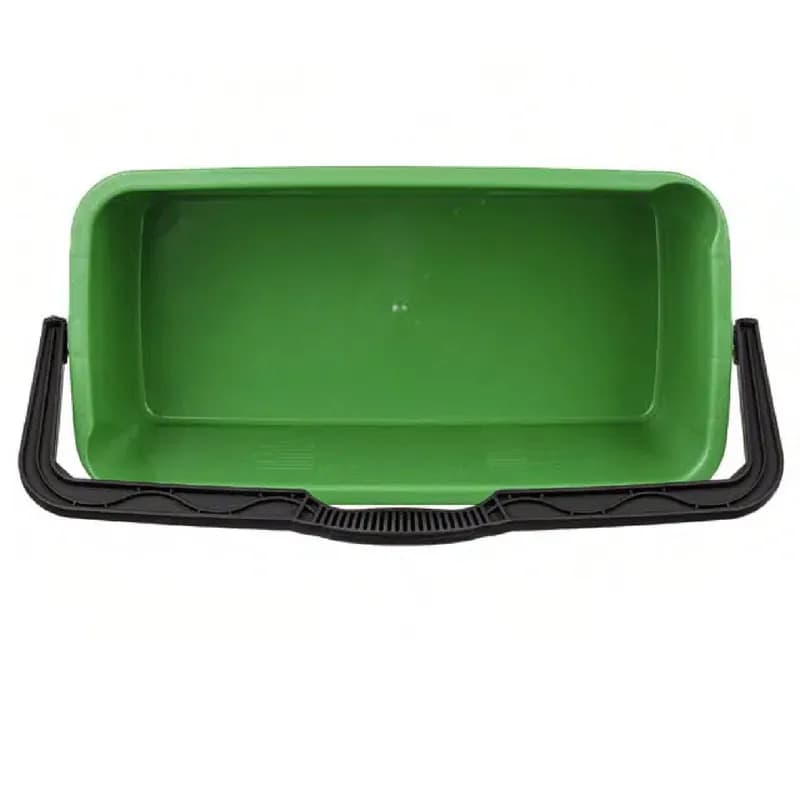 Pro Glass Cleaning Bucket 6 GAL Plastic Green 1/Each