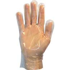 Safety Zone® Gloves Medium (MED) Clear PE Powder-Free 1000/Case