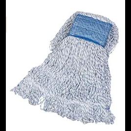 Scrubble® Finish Applicator Mop Large (LG) White Blue Rayon Synthetic Fiber 12/Case