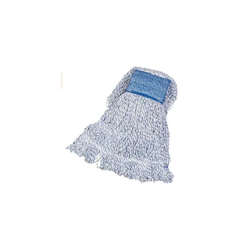Scrubble® Finish Applicator Mop Large (LG) White Blue Rayon Synthetic Fiber 12/Case