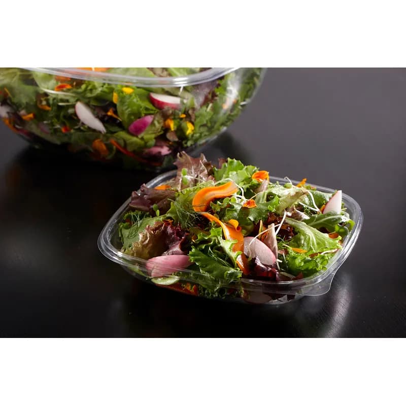 Bowl Large (LG) 32 OZ PET Clear Square 150/Case
