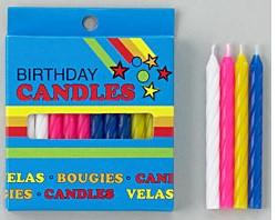 Birthday Candle Pink 24 Count/Pack 12 Packs/Case 288 Count/Case