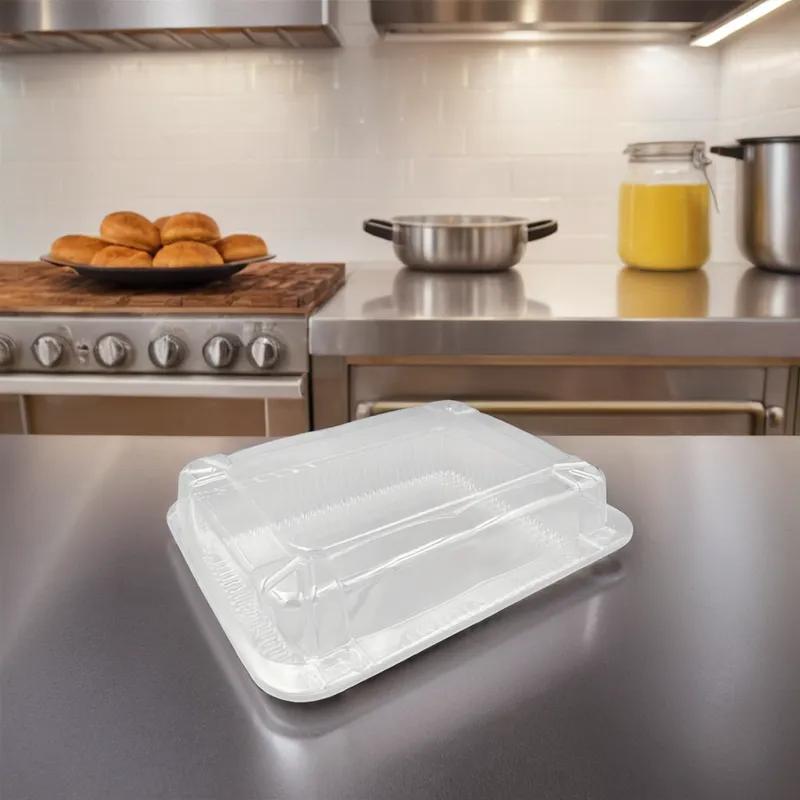 Bakery Hinged Container With Dome Lid Large (LG) 10.5X8.375X3.063 IN OPS Clear Rectangle Deep 250/Case