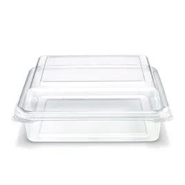 Take-Out Container Hinged 7.8X7.6X2.67 IN Plastic Smooth Wall 200/Case