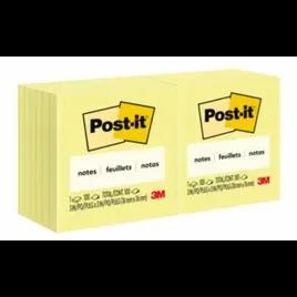 Post-it® Self-Stick Note Pad 3X3 IN Yellow 12 Count/Pack