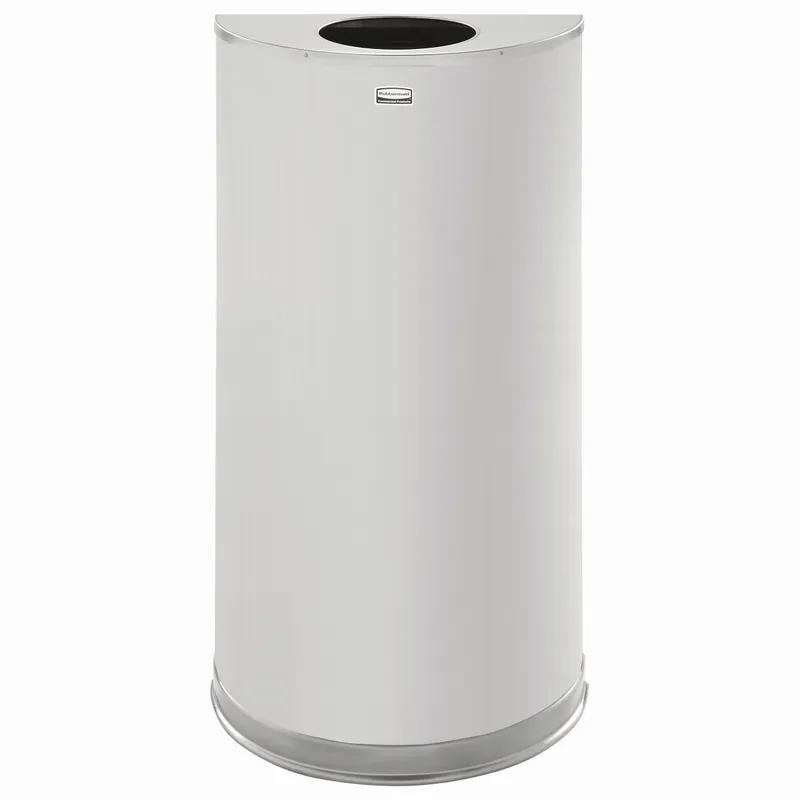 Landfill 1-Stream Can & Lid 9X18.00X32.00 IN 12 GAL Stainless Steel With Open Lid Open Top Non-Perforated 1/Each