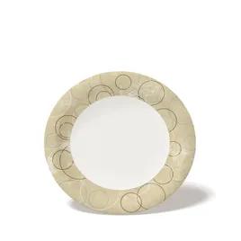 Plate 9 IN Clay-Coated Paperboard Beige Round Heavy Duty 500/Case