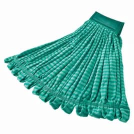 Mop Large (LG) 24 OZ Green Microfiber Cylindrical 5IN Headband 6/Case