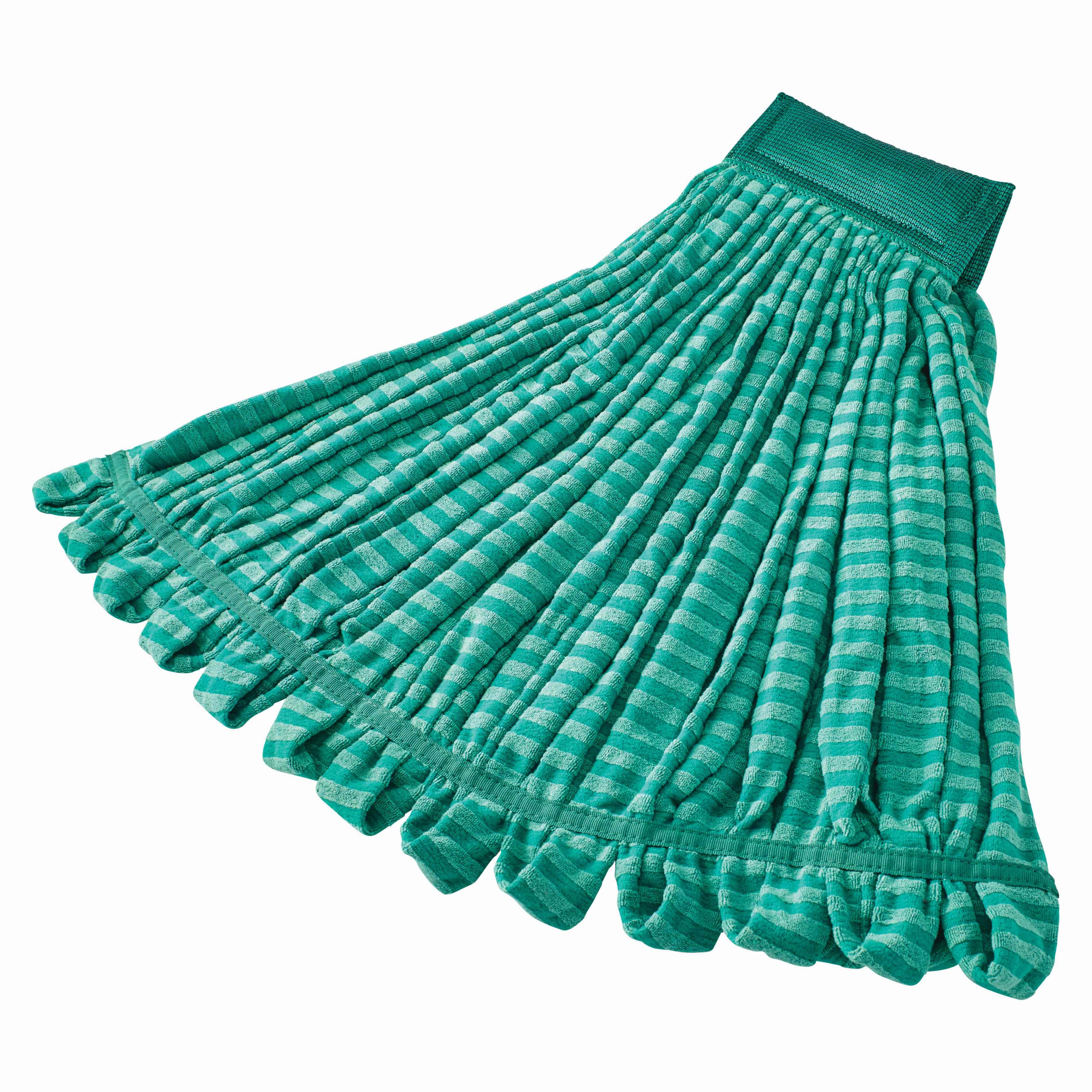 Mop Large (LG) 24 OZ Green Microfiber Cylindrical 5IN Headband 6/Case