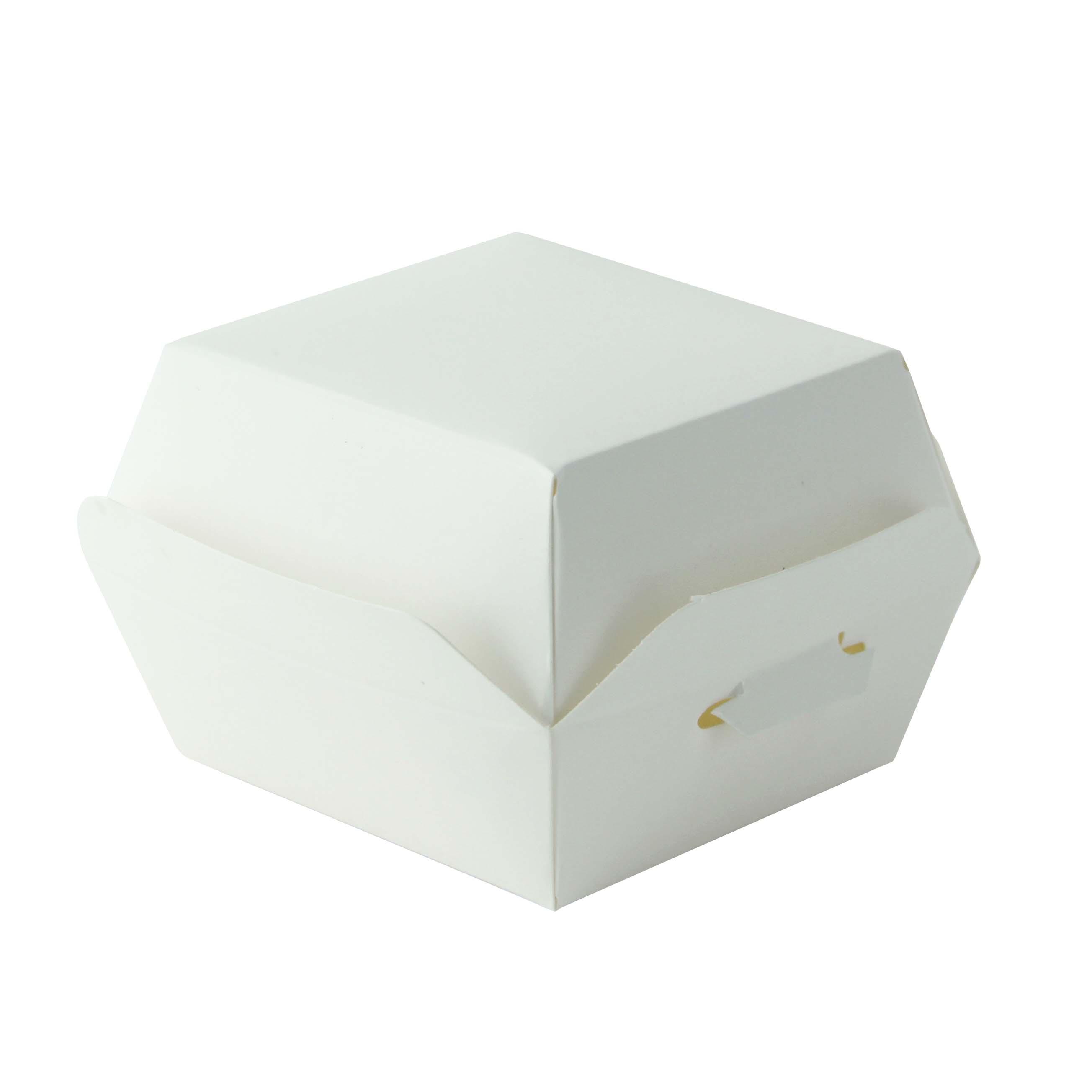 Mini Slider Take-Out Box Hinged 2.8X2.8X2 IN Corrugated Cardboard White 50 Count/Pack 10 Packs/Case 500 Count/Case