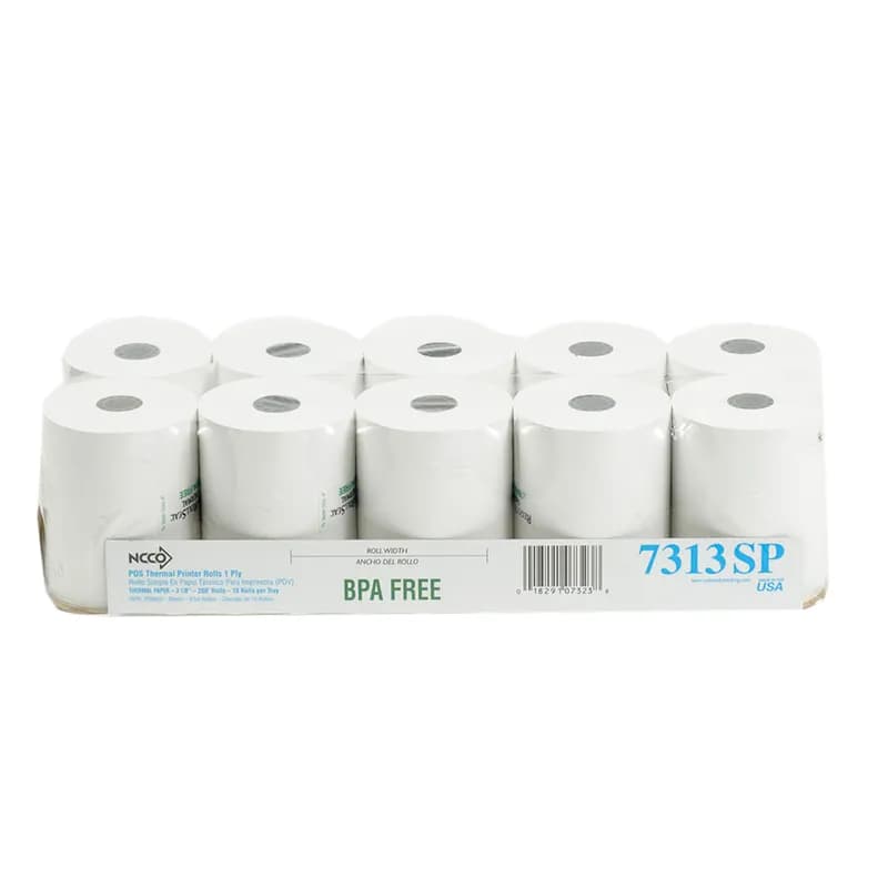 RegistRoll Register Tape Roll 3.125IN X200FT Thermal Paper 1PLY White 30/Case