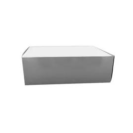 Easy Lock Cake Box 18X14X5 IN SUS Paperboard CRB White Rectangle Lock Corner 1-Piece 50/Bundle