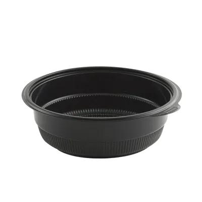 Incredi-Bowls® Bowl 48 OZ PP Black Round Microwave Safe 150/Case