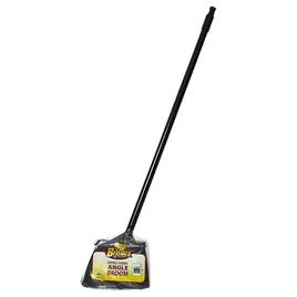 Bristles Lobby Broom 30.5IN Black Metal Plastic Vinyl Coated Swivel Hook With 6IN Head Angled 1/Each