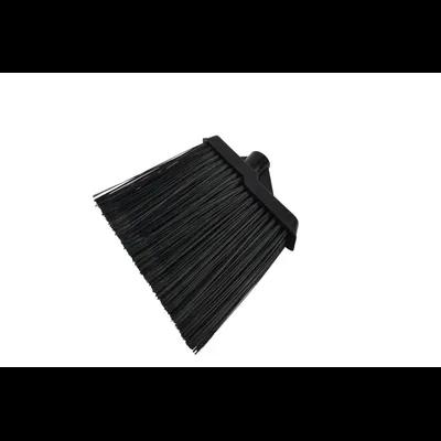 Bristles Lobby Broom 30.5IN Black Metal Plastic Vinyl Coated Swivel Hook With 6IN Head Angled 1/Each