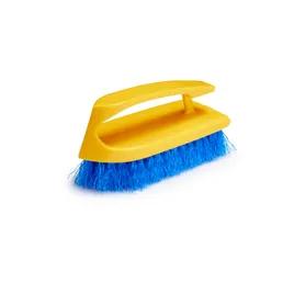 Hand Brush 6 IN PP Blue Yellow Iron Handle 1/Each