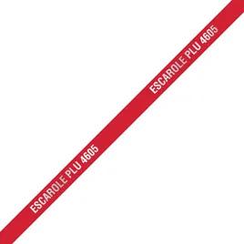 Escarole Twist Tie 18X0.375 IN Foil-Lined Paper Metal Red 250/Pack
