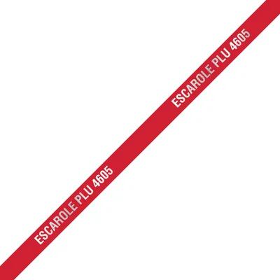 Escarole Twist Tie 18X0.375 IN Foil-Lined Paper Metal Red 250/Pack