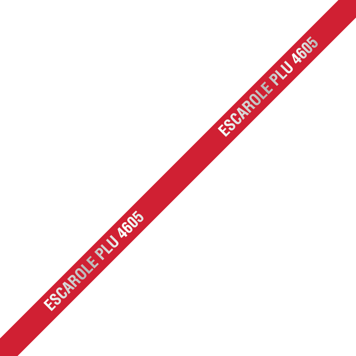 Escarole Twist Tie 18X0.375 IN Foil-Lined Paper Metal Red 300/Pack