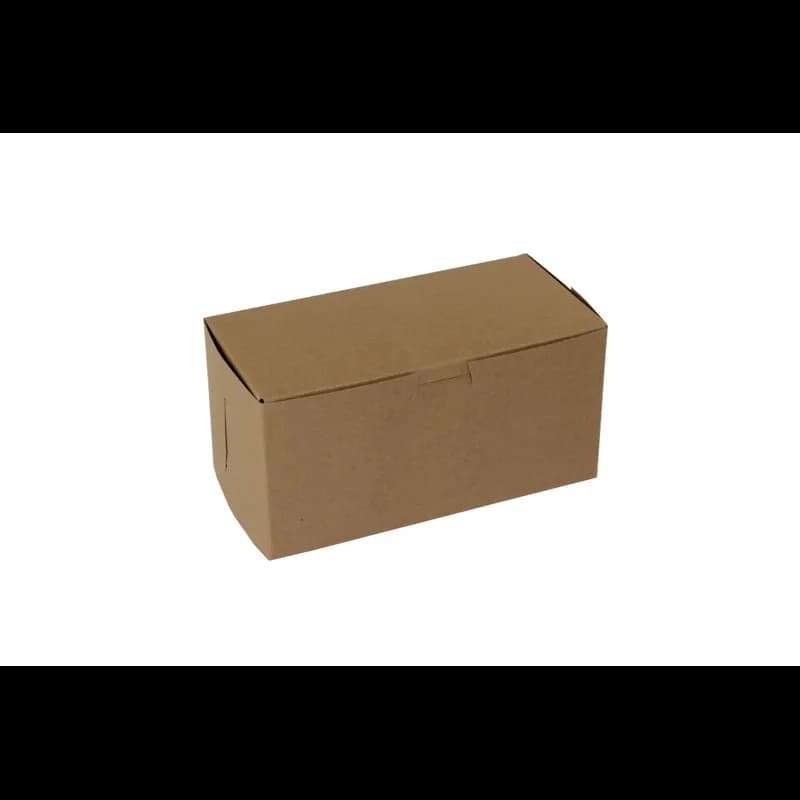 Bakery Box 8X4X4 IN Paperboard Kraft Corner Lock 1-Piece 200/Bundle