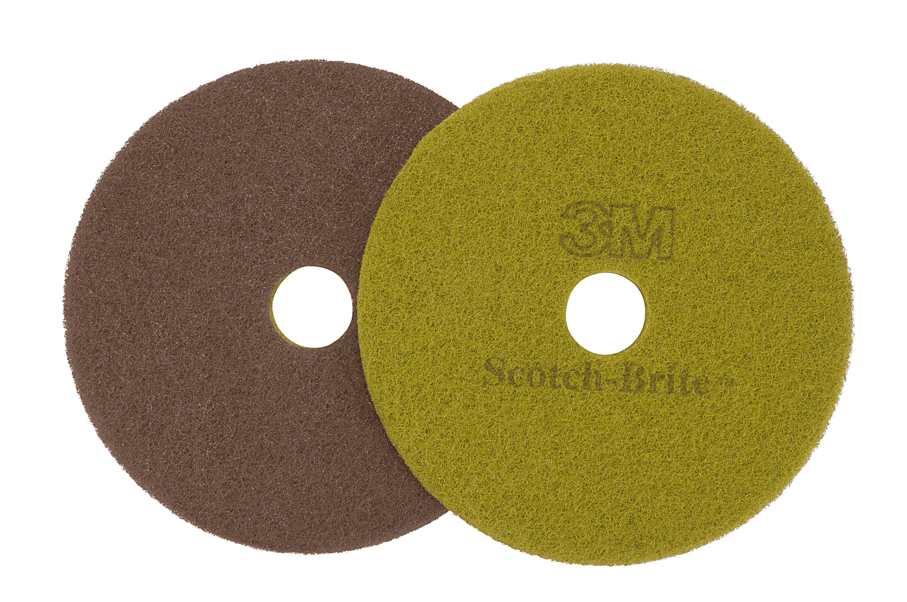 Scotch-Brite™ Diamond Burnishing Pad 17 IN Sienna Non-Woven Polyester Fiber Nylon Fiber 5/Case
