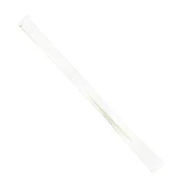 Victoria Bay Milk Straw 5.75 IN Plastic White Wrapped Slim 500 Count/Pack 24 Packs/Case 12000 Count/Case