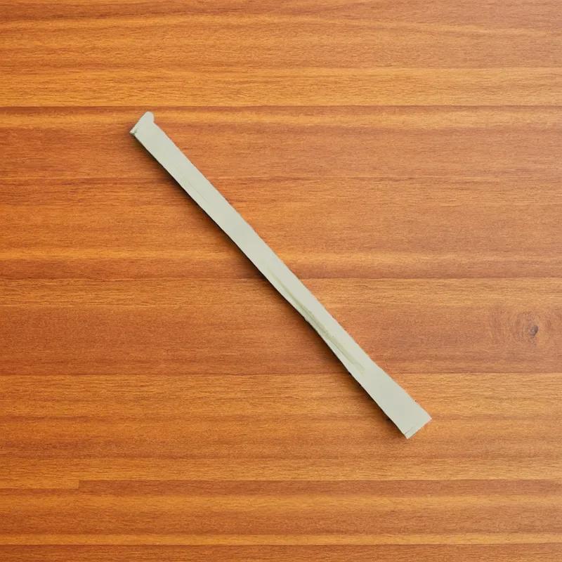 Victoria Bay Milk Straw 5.75 IN Plastic White Wrapped Slim 500 Count/Pack 24 Packs/Case 12000 Count/Case